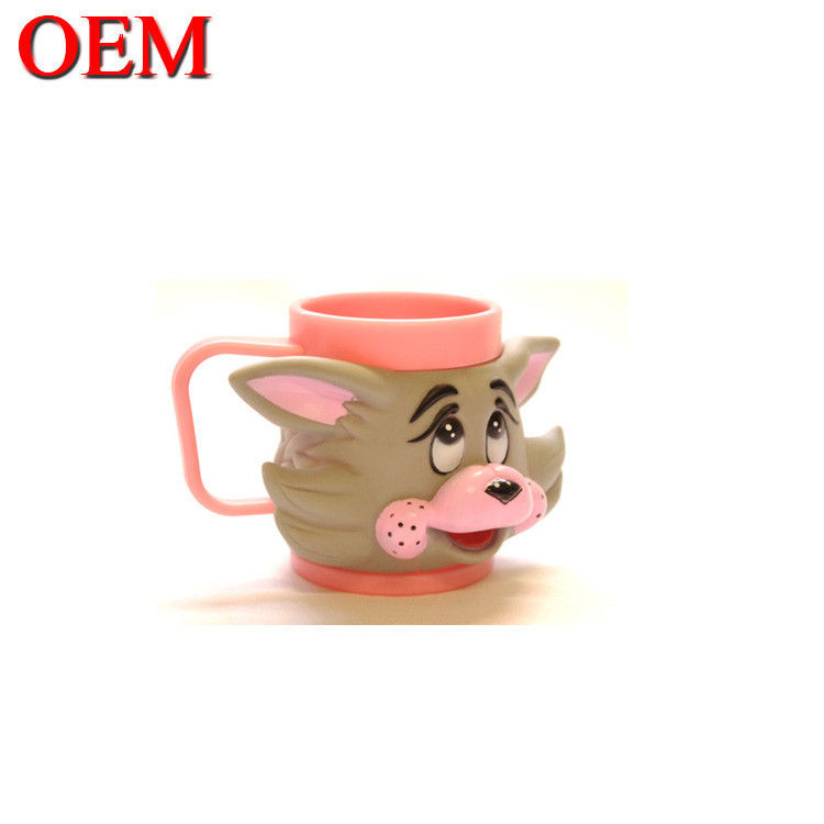 Custom Hight Quality Eco-friendly 3d Figure Cup Ice Cute Cartoon Toy Cream Mug