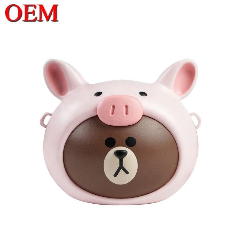 Custom toy manufacturer Cute Plastic 3D Disney Figure Toy Popcorn Bucket For Christmas
