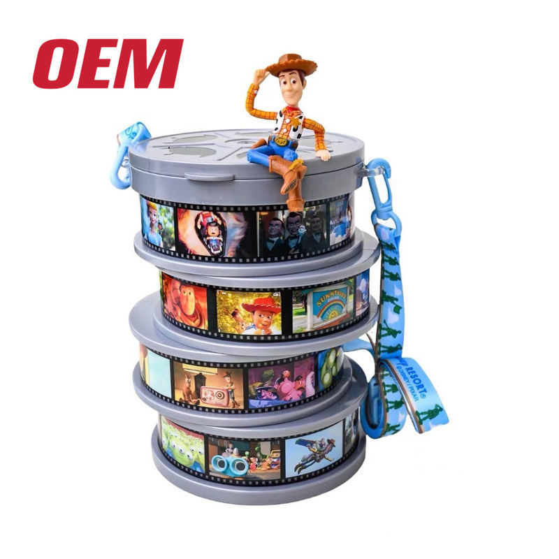 Custom Movie Popcorn Bucket Plastic Bucket Make Character Popcorn Bucket Small