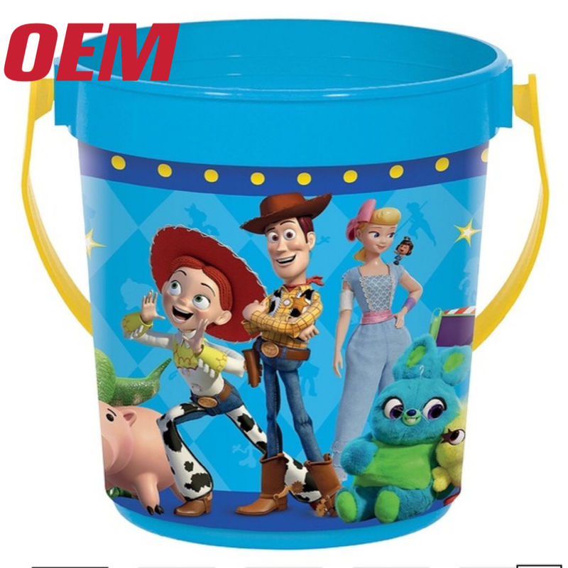 Custom Abs Popcorn Bucket Cute Toy Popcorn Plastic Bucket Make Character Popcorn Bucket