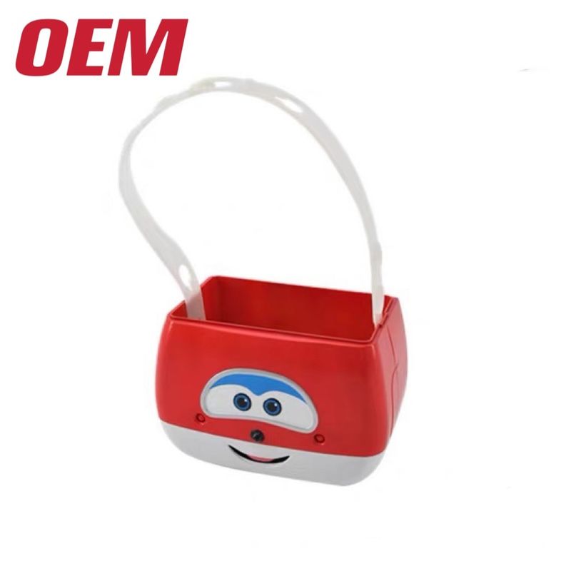 Custom Straw Cup Made Plastic Cartoon Popcorn Bucket Empty Car Function Storage Bucket
