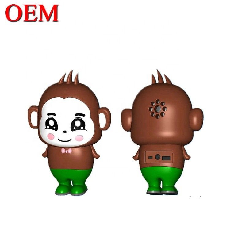 Custom Mini Figure Toy Portable Bluetooth Speaker OEM Cute Cartoon Music Player Supplier