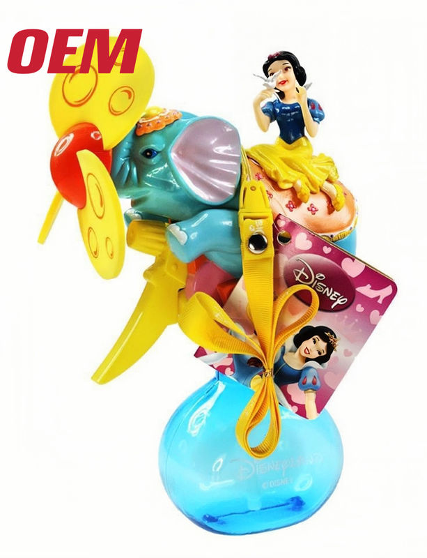 Portable Mini Cooling Fan OEM Summer Portable Fan Made Handheld Cute Lithium Battery Fold Plastic Summer Cartoon
