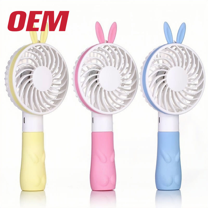 Customized USB Cartoon Fan OEM Summer Portable Fan Made USB Mini Cooling Fan With Gift Box