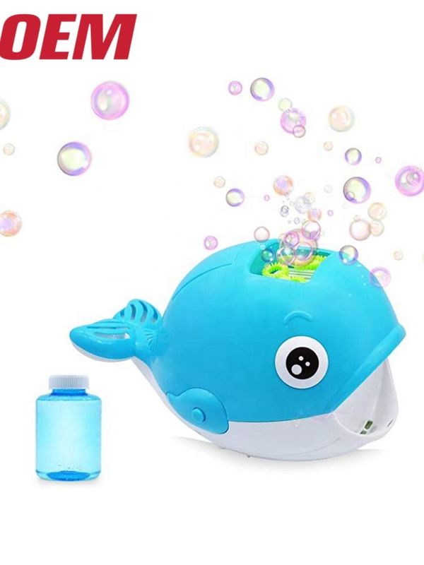 Nuby Bath Octopus Bubble Machine Made Automatic Bubble Maker With 2 Solutions OEM Bubble Blower  For Kids