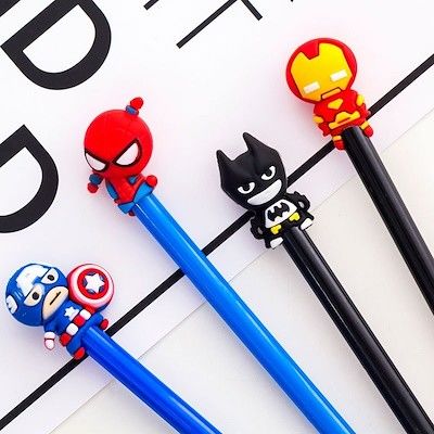 Custom Cool 3D Cartoon Figure Toy Ballpoint Pen Head Toppers Kids Toy Ball Pen