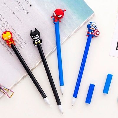 Custom Cool 3D Cartoon Figure Toy Ballpoint Pen Head Toppers Kids Toy Ball Pen