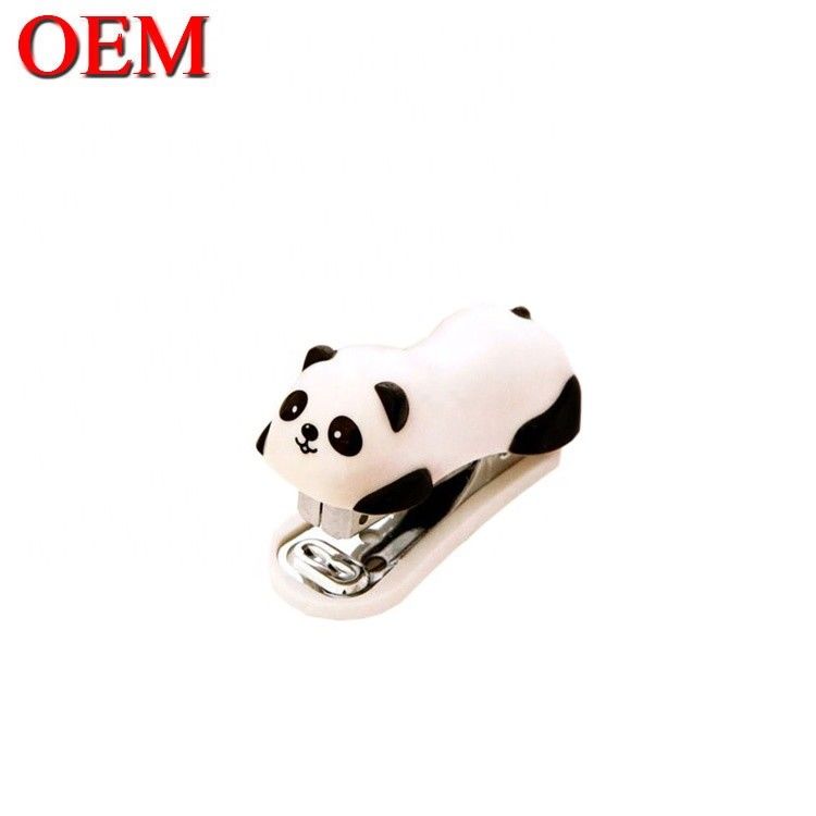 Plastic Duck Cartoon Shape Office Stapler OEM Plastic Animal Toy School Stapler For Students