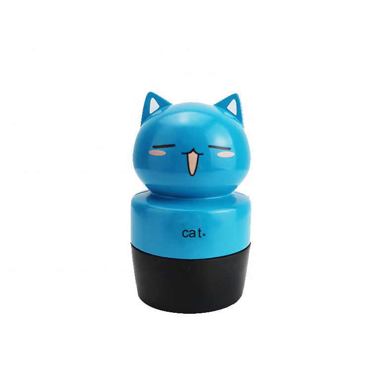 2023 Custom Children Flash Toy Animal Personalized Clothing Fabric Self Inking Name Cartoon Stamp for Kids