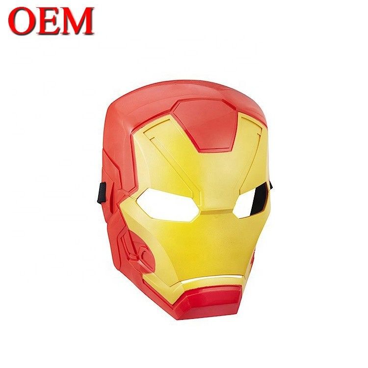 Custom Halloween Masks PVC Superhero Spider Iron Hero Hulk Captain America Masks Cosplay Costumes Face Mask