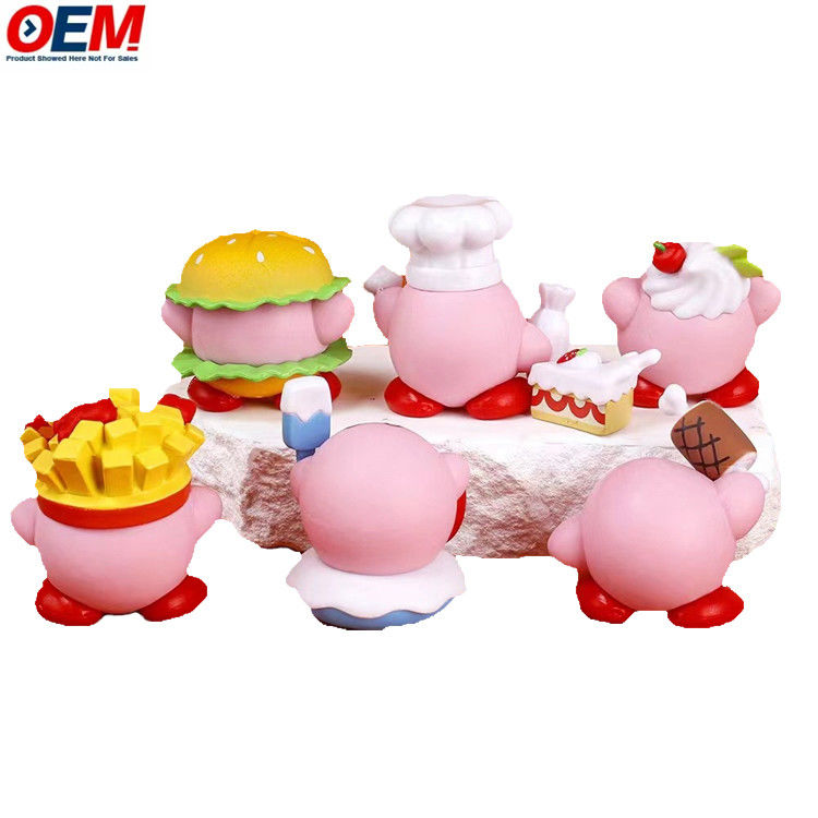 Customized  Plastic Silicone Toys OEM 3D Soft Squishy figure character Toys Factory  toy manufacturers