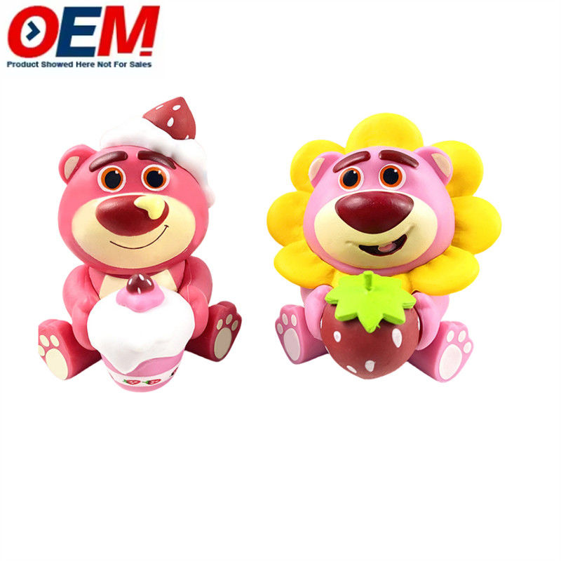 Customized  Plastic Silicone Toys OEM 3D Soft Squishy Figure Character Toys Factory  Toy Manufacturers