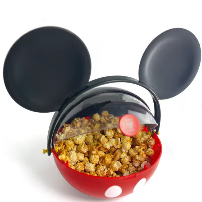 Custom Plastic Popcorn Bucket Cartoon Character Design for Movie Snack Cup Holder