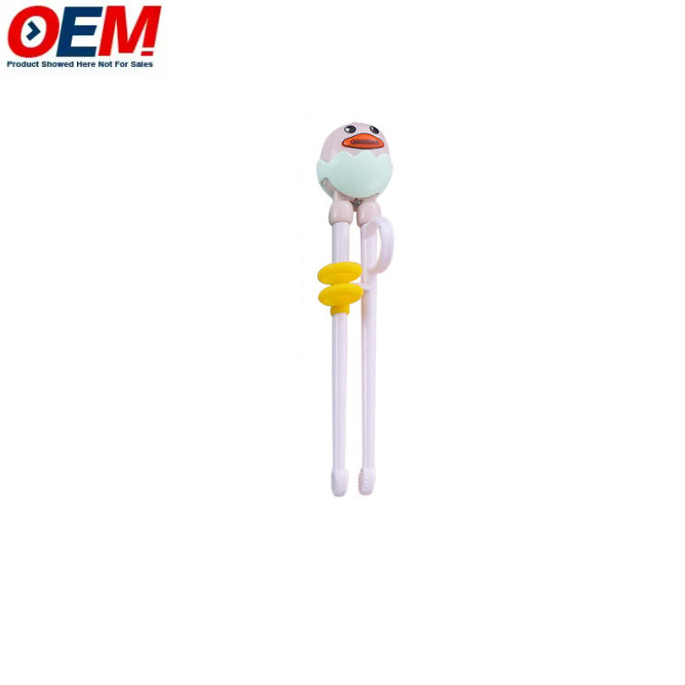 Custom Spoon Funny Silicone Kids Children Trainer Washable Reusable Home Learning Baby Cartoon Learning Reusable Training