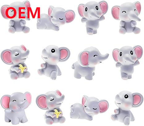 Customized Funny Animal Toys Made 6 Designs PVC Dolls OEM PVC Material Mini Toys