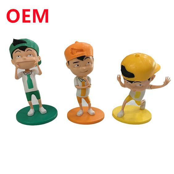 Customized Red Color 3d Pvc Toys OEM Soft Plastic Collection Anime Characters Make TPR 10 Cm High Cute Girl Figure