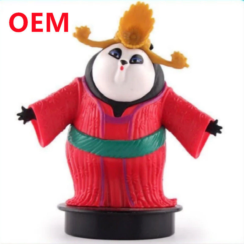 Customized Red Color 3d Pvc Toys OEM Soft Plastic Collection Anime Characters Make TPR 10 Cm High Cute Girl Figure