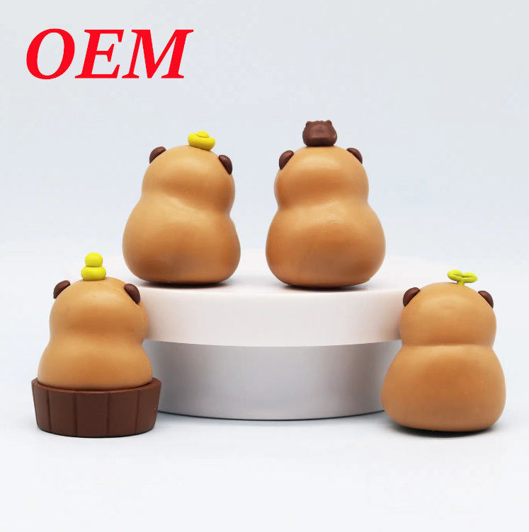 Blind Box Capybara Decompression Decoration Bath Dolphin Touch Fish Car Decoration