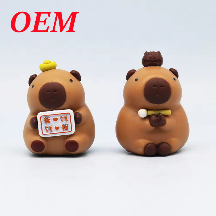 Blind Box Capybara Decompression Decoration Bath Dolphin Touch Fish Car Decoration