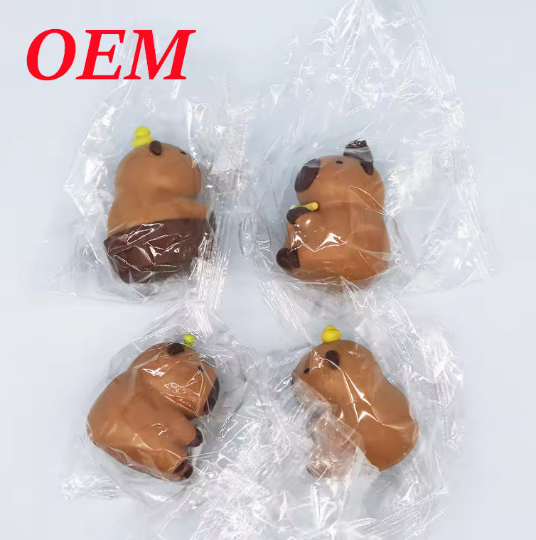 Blind Box Capybara Decompression Decoration Bath Dolphin Touch Fish Car Decoration