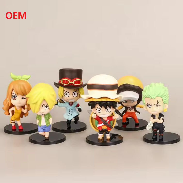 Cartoon Models Action Figure Anime Figure Toys for Decoration in Customized Colour