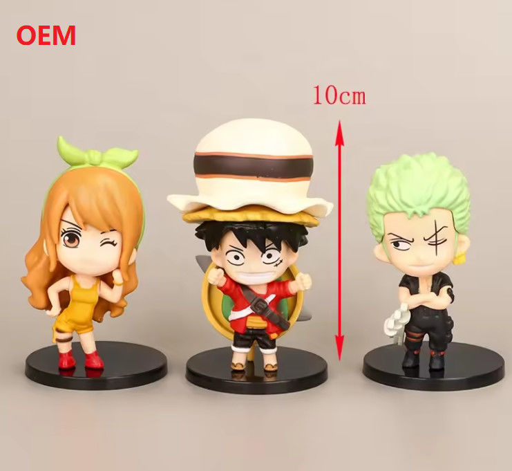 Cartoon Models Action Figure Anime Figure Toys for Decoration in Customized Colour