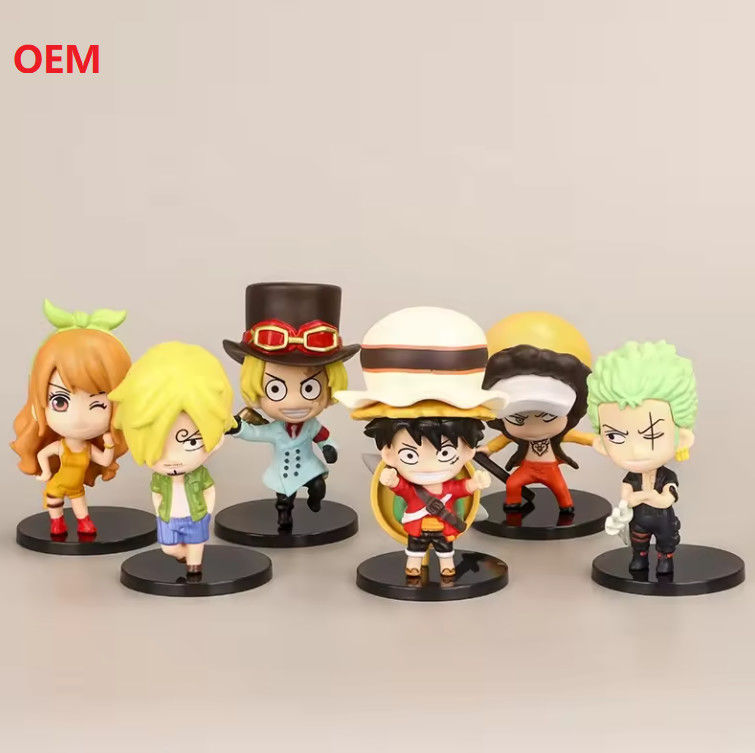 Cartoon Models Action Figure Anime Figure Toys for Decoration in Customized Colour