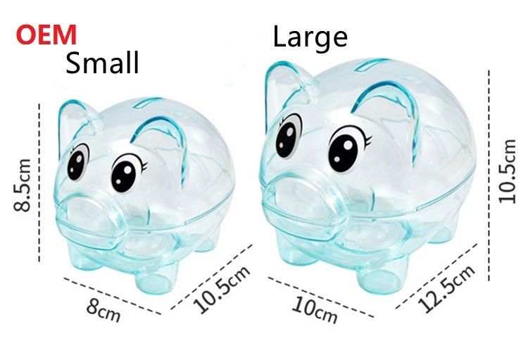 Customized Colour Cute Piggy Bank Money Box for Kids Gift Port of Delivery Shenzhen