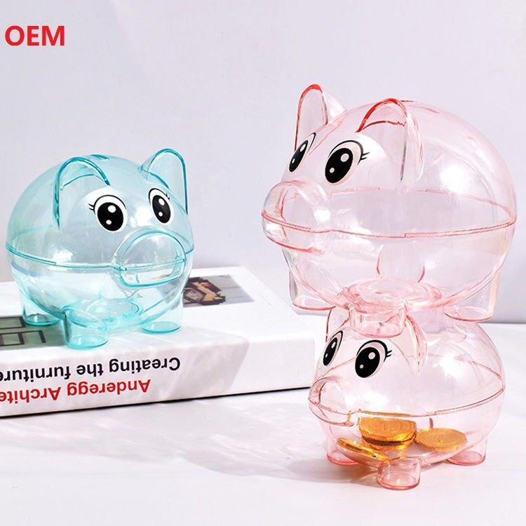 Customized Colour Cute Piggy Bank Money Box for Kids Gift Port of Delivery Shenzhen