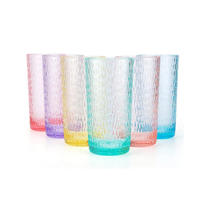Acrylic Tumbler With Lid And Straw Double Wall Mixed Color Reusable Plastic Cups With Your Own Design