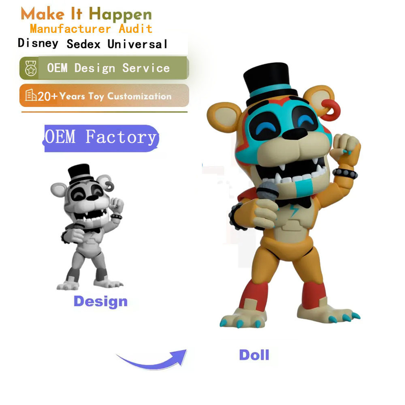OEM PVC Figures Custom Art Vinyl Toy OEM Cartoon Action Figure Vinyl Miniature Figure