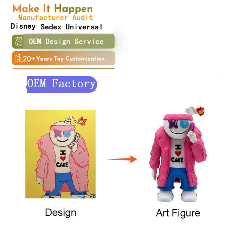 30-40 Days Mold Time Custom Plastic Toy / Pvc Toy Unisex Gender Movie TV Theme