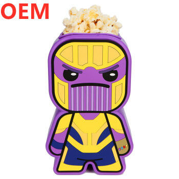 Factory Customize Plastic Creative Popcorn Buckets OEM Design Reusable Popcorn Buckets