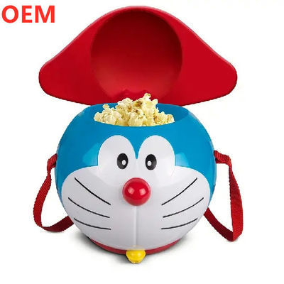 OEM Custom New Style 3D Cute Cartoon Plastic Popcorn Bucket