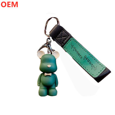 Custom 3d Plastic Cute Cartoon Keychains OEM Factory Design Cartoon Plastic Keychains
