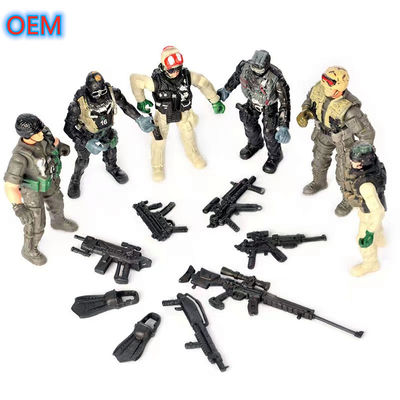 OEM 3d Joy Action Figure Toy Custom Plastic Soldier Character Figure Military Figure