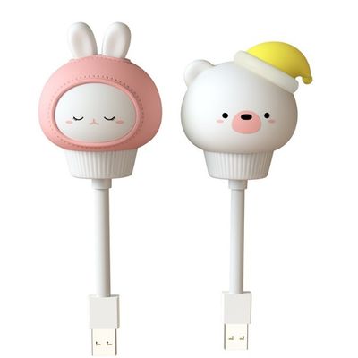FACTORY custom Toy Lamp PVC Vinyl LED Light Up Toys Cute Cartoon USB Night Lights