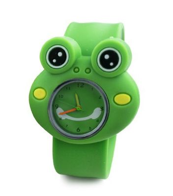 Digital  Watch Cute Frog Slap 3D Cartoon Animal Boys Girls Gifts Quartz Wrist Watches Clock
