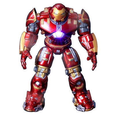 Custom Hero Man Joints Movable Dolls Mark With LED Light PVC Action Figure Toy