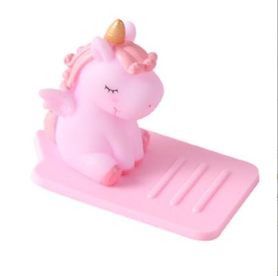Cartoon Silicone Lazy Mobile Phone Holder Unicorn Car Desktop Multi-function Adjustable Bracket Non-slip Stand