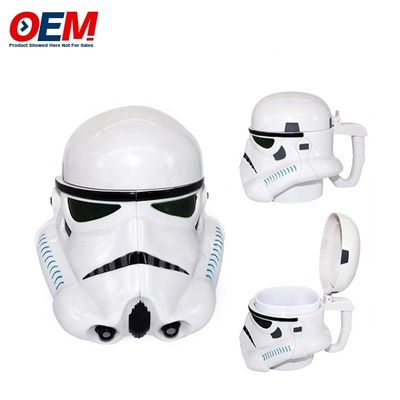 Customised Plastic 3D Animal Cup Plastic Monkey Cup make own desgin cup toy