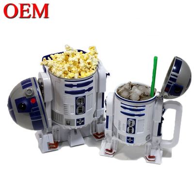 Factory Passed FAMA custom Plastic Popcorn Cup Containers Popcorn Buckets With Lids