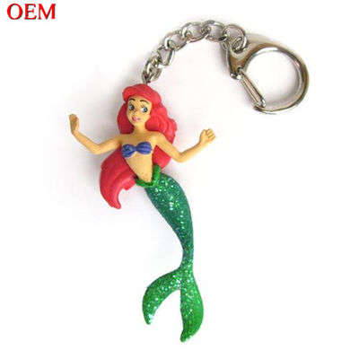 Custom Little Mermaid Ariel Figural Key Chain Toy make mini figure toy