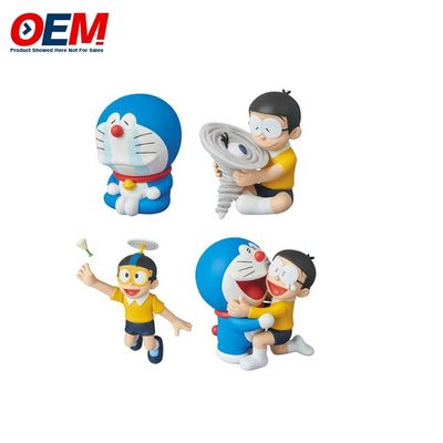 Custom Doraemon Doll Toy Plastic Cartoon Character 3D Toy pvc toy custom