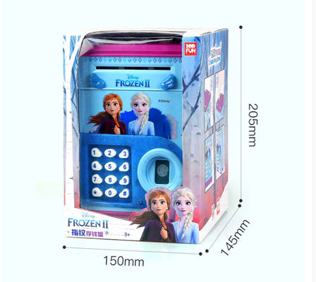 OEM Customized Robotic Coin Bank With  Fingerprint Plastic Money Box