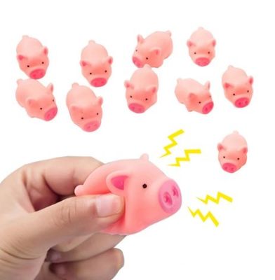 OEM custom Cute Squeeze Squeaky Chew Interactive Games Training Funny Soft Rubber Mini Toy