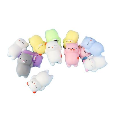 OEM factory custom Animal Antistress Slimy Squeeze Toys Funny Toys Mini Mochi Squishy toy