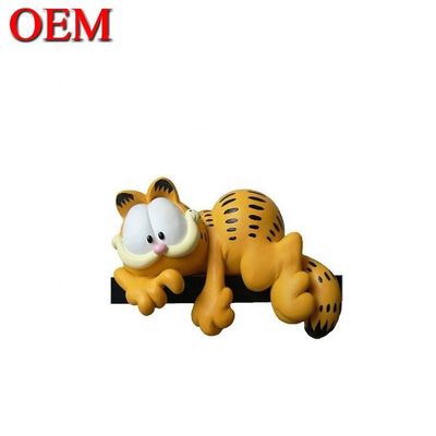 Manufacturer OEM Plastic Lazy Cat Toy Figure Custom PVC 3D Anime Injection Art Vinyl Toys