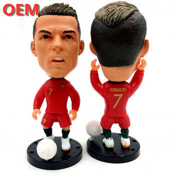 OEM Customized Popular 3D Plastic Football Players Action Figures custom pvc figure