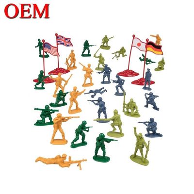 Custom Army Man OEM Soldiers Action Figurines Playing Set Military plastic toy figure